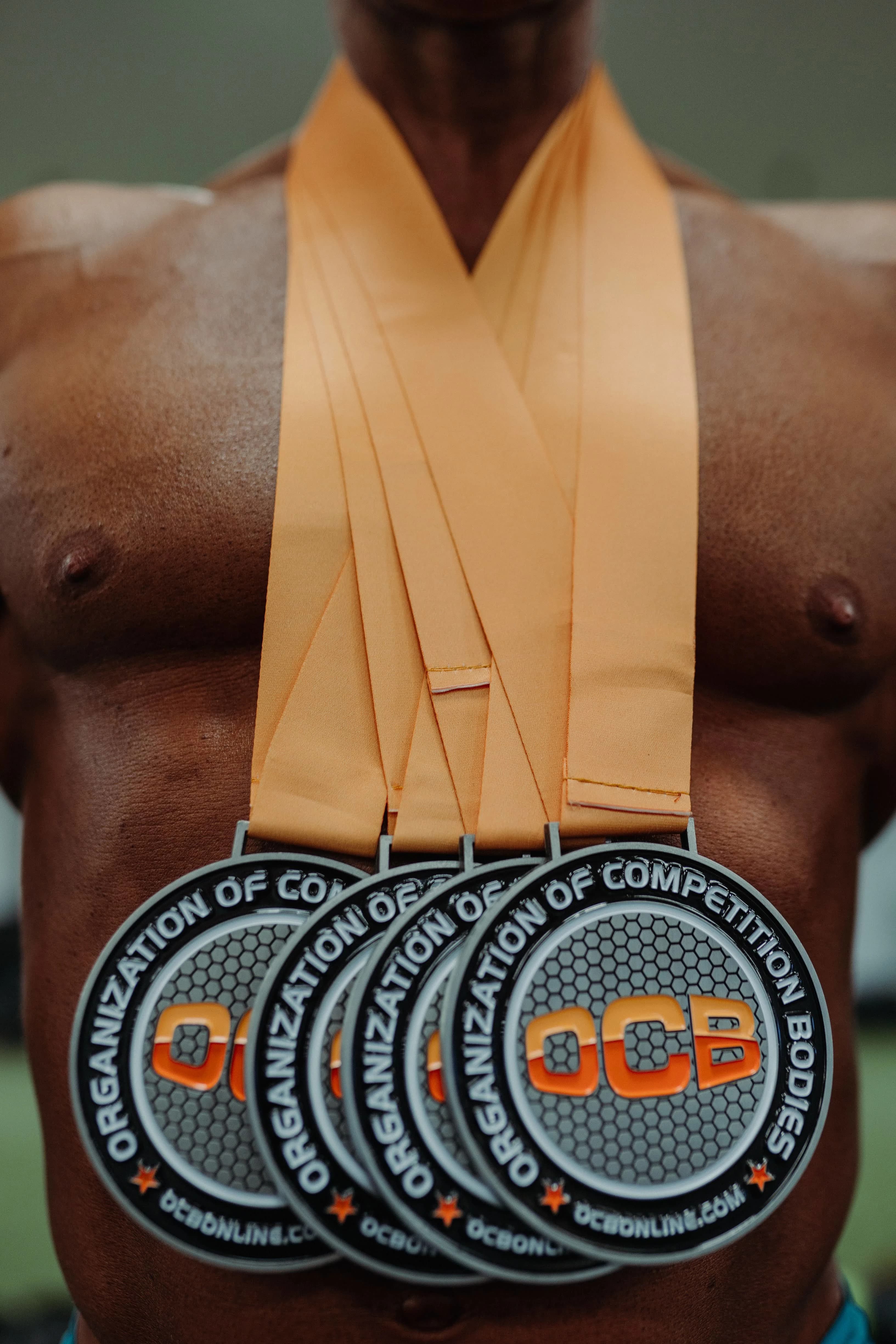 Carey Rouse Bodybuilding Medals